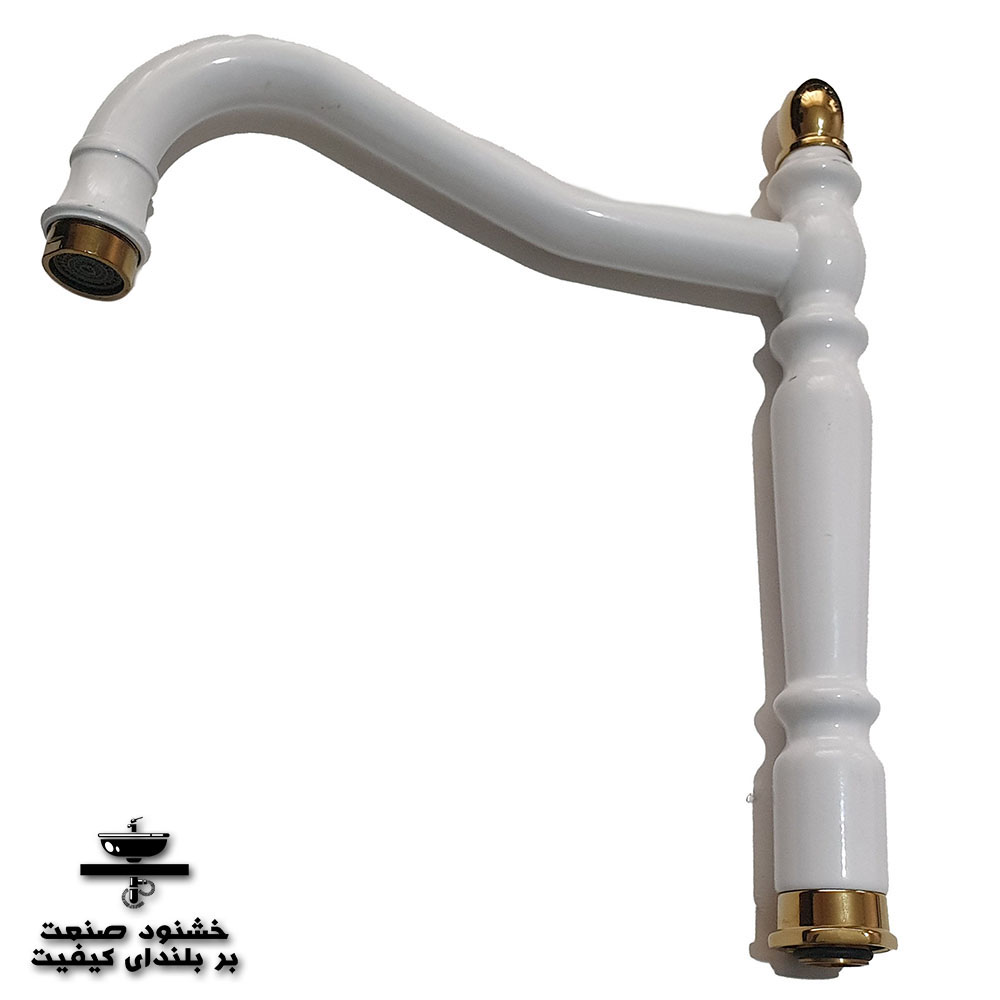 علم قاجاری سفید طلا